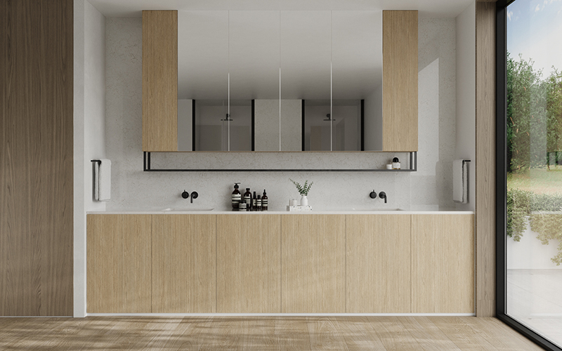 Carrara Ambra, VIATERA - Quartz Countertops | LX Hausys US